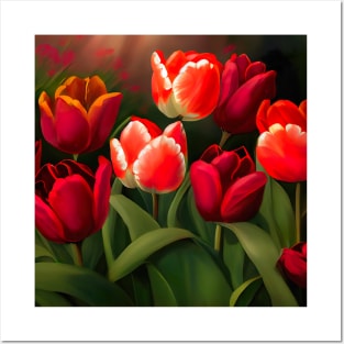 Tulip buquet Posters and Art